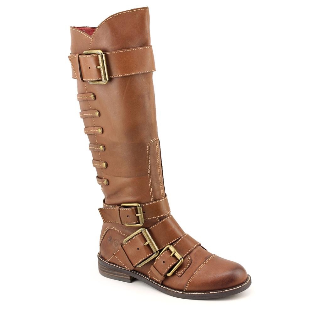 Lucky Brand Brown 4 Buckle Knee High Boots